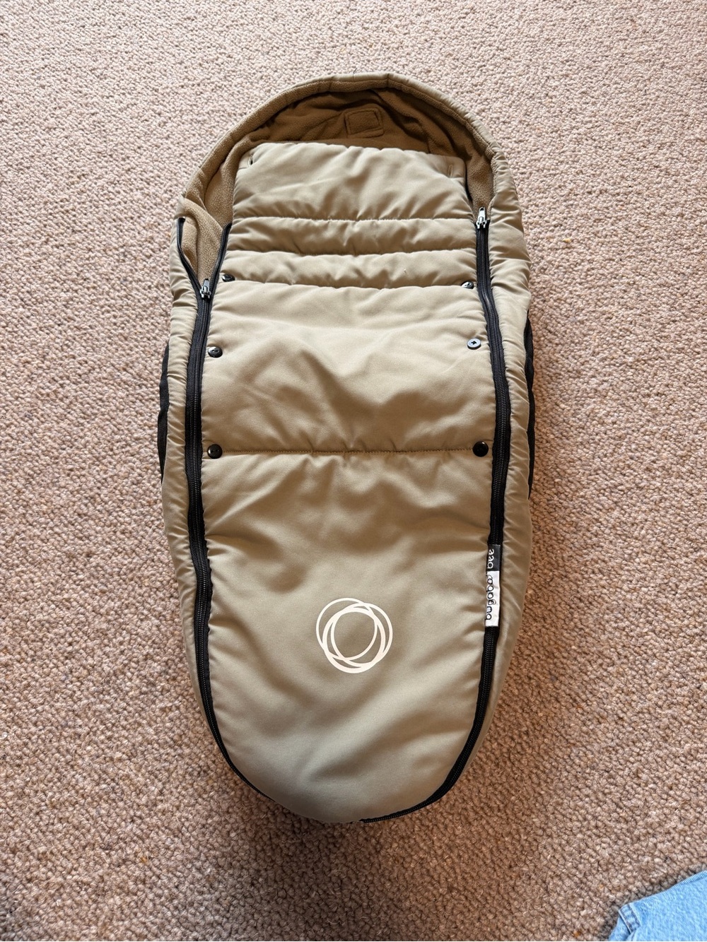Bugaboo Beige Footmuff for Strollers - Cozy Kids Accessory